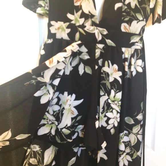 Floral Print Romper - Picture 2 of 4